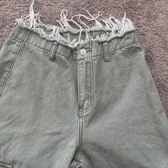 Sage Cargo Jeans - Picture 2 of 4